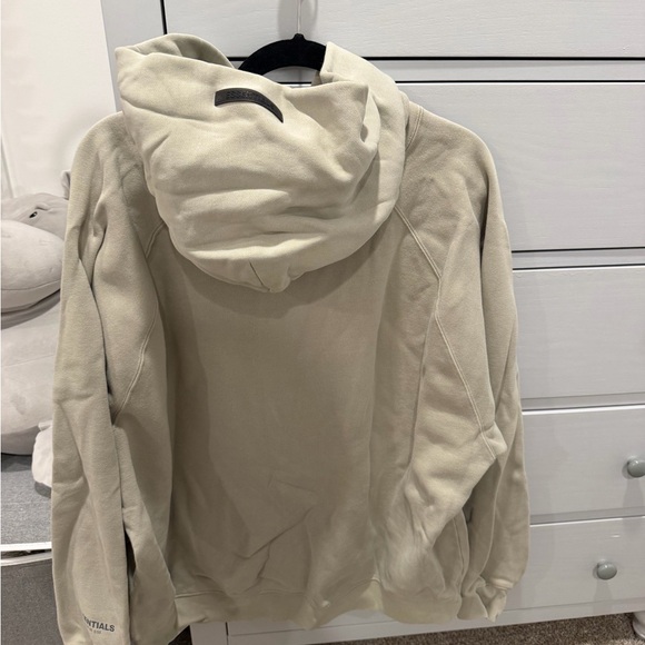 Essentials Men’s Hoodie - Beige - Picture 3 of 3